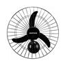 Ventilador de Parede Ventisol Oscilante 60cm Aço Preto Bivolt