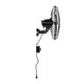 Ventilador de Parede Ventisol Oscilante 50cm Aço Preto Bivolt