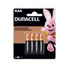 4 Pilhas Alcalinas Aaa Palito Duracell
