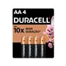 4 Pilhas Alcalinas Aa Duracell