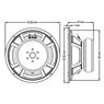 Alto-falante Profissional 150w 8 Pol 8 Ohms 8wf310b8 Atk