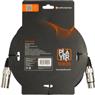 Cabo Para Microfone Hayonik Player XLR Fêmea x XLR Macho 3m Preto