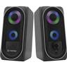 Caixa de Som Gamer Multimídia Fortrek Black Hawk RGB Preta