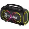 Caixa de Som Sumay CSP1318 PowerBlack 150w Bluetooth Com Microfone Preta
