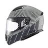 Capacete Texx Escam Kratos Cyber Cinz Fosc 60