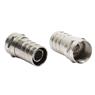 Conector F Rg 6 Tipo Barril Storm 100 Unidades