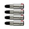Conector P10 1/4 Femea Linha Trs Wc 197 Wireconex 04 Unidades