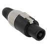 Conector Speakon 4 Polos Metal Storm 10 Unidades