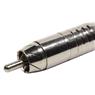 Conector Linha Rca Macho Niquel Com Mola Storm 10 Unidades