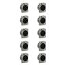 Conector Xlr Femea Wc 1023 Fp Bk Ni 3p Painel Wireconex 10 Unidades