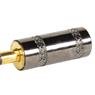 Conector P2 Stereo Metal Preto Gold Storm 10 Unidades