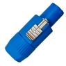 Conector Para Cabo Fêmea P/ac - Corpo Azul Wc 3 Fca Wireconex 02 Unidades