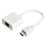 Conversor Hdmi Para Vga Com Audio Branco Storm