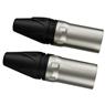 Conector Xlr Macho Wc 1013 Ml Bk Ni 3p Cabo Wireconex 05 Unidades