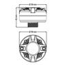 Driver 25mm 30w Rms 8 Ohms - Atk 35mh2560b-8 - Médios E Agudos