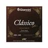 Encordoamento Giannini Clássico P/violão Nylon 65/35 Prateado Alta Genwpa
