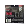 Encordoamento Guitarra 009 1ª Mi Extra + Palheta N63 Nig