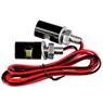 Fixador De Placa Com Led Bering Parafuso 6mm (par) Preto