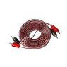 Cabo 2 X 2 Rca Transparente Automotivo 5 Metros Storm
