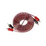 Cabo 2 X 2 Rca Transparente Automotivo 5 Metros Storm