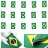 Varal de Bandeiras do Brasil Poliéster 15x20cm 7m
