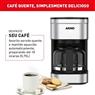 Cafeteira Elétrica Arno Preferita Inox 750ml Jarra de Vidro 220V