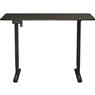 Mesa Elétrica Altura Ajustável Motor único Fortrek Lift Preta 120×60