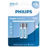 2 Pilhas Alcalinas Aaa Philips