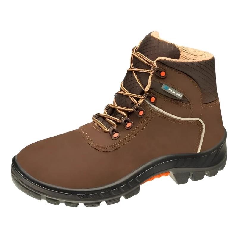 Bota Premier Marluvas Cano Médio Bico Plástico CA41370 Marrom