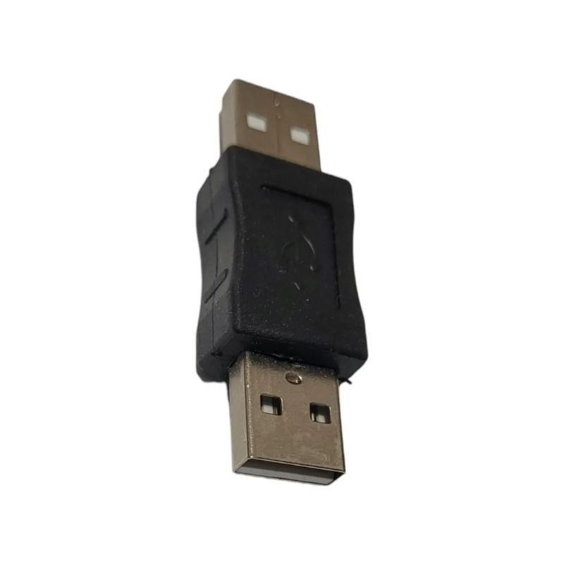 Conector Adaptador USB Macho para USB Macho