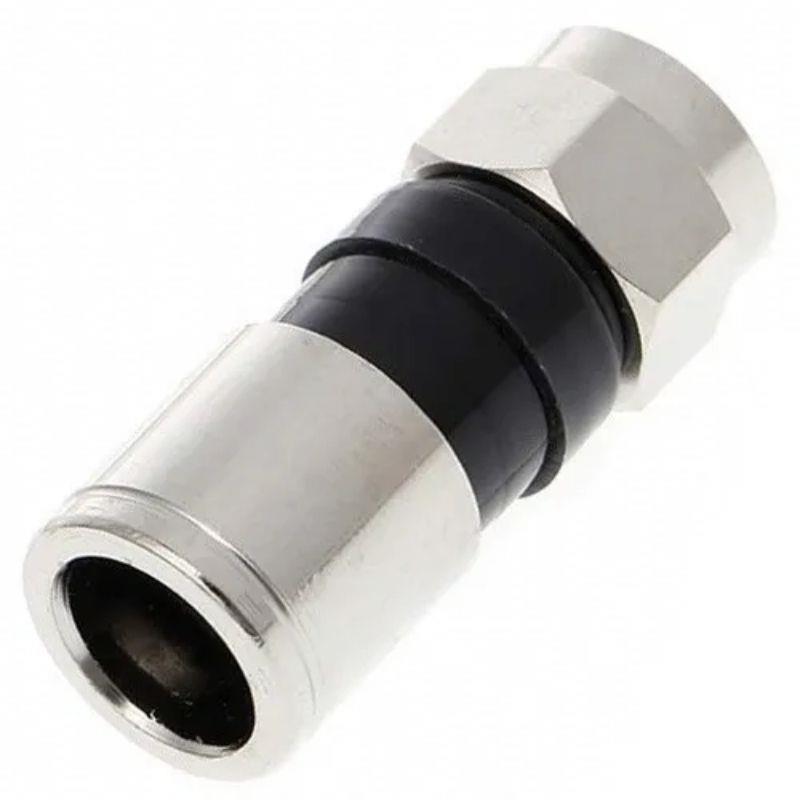 Kit 10 Conectores Coaxial com Compressão Tipo F