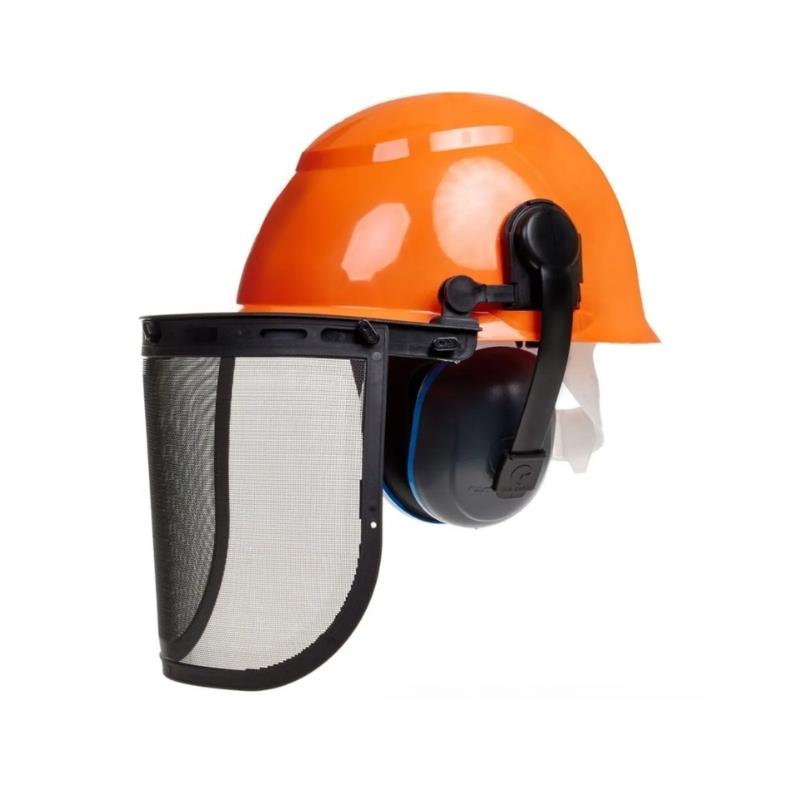Kit Roçador Capacete com Tela e Abafador Camper CA 34.414 e 43.430