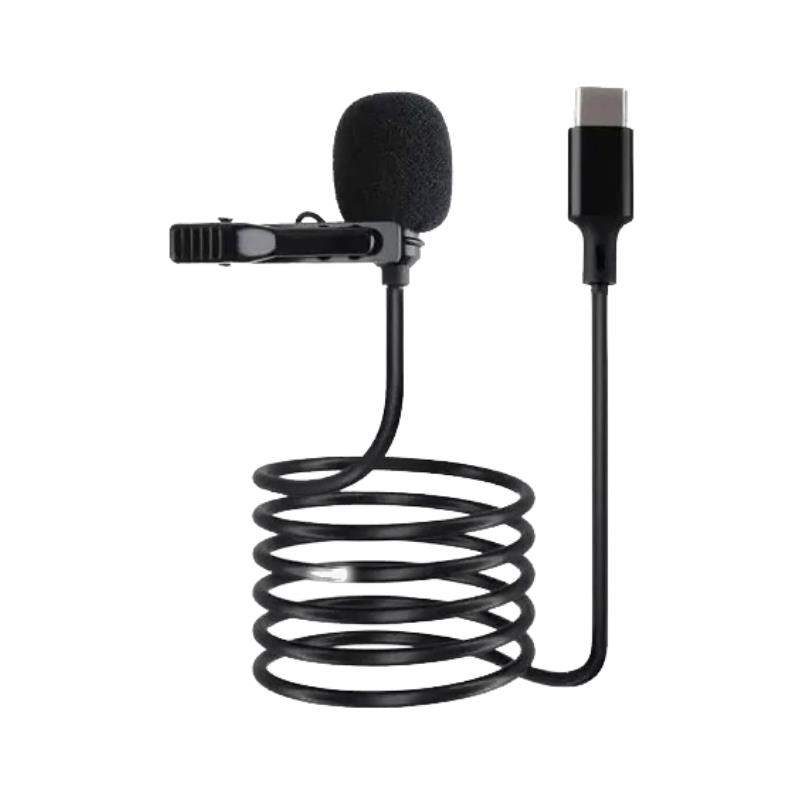 Microfone de Lapela Conector Tipo C