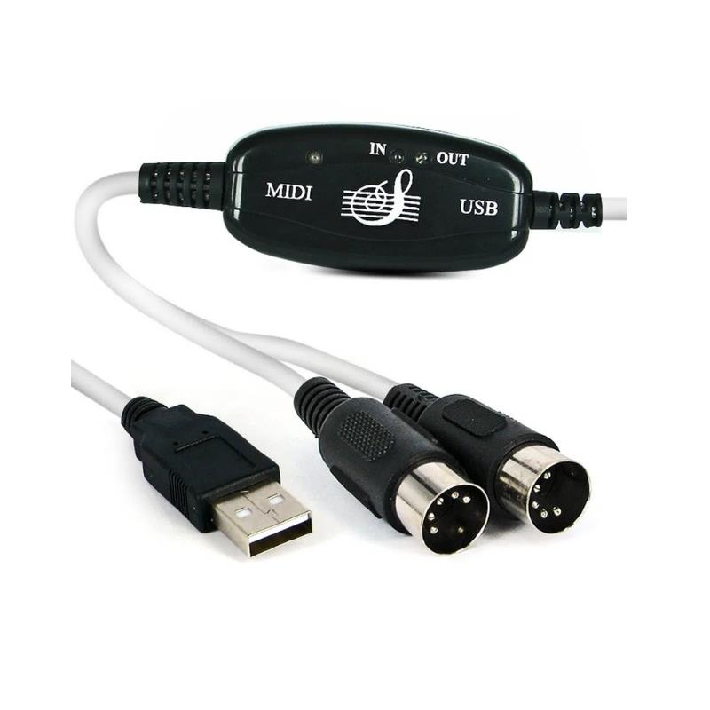 Cabo Adaptador Teclado Midi x USB