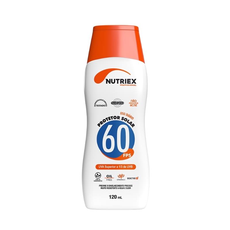 Protetor Solar FPS 60 Nutriex Profissional 120mL