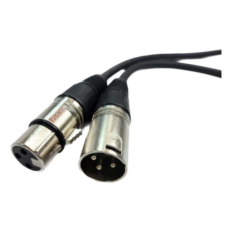 Cabo Cannon XLR Macho x XLR Fêmea Cannon 5m