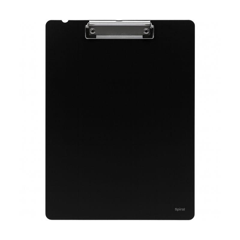 Prancheta Polipropileno A4 Prendedor Preta Metálico  Spiral