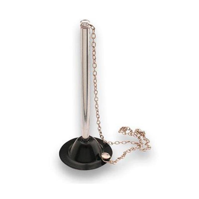 Caneta Fixa Corrente e Suporte Preta 398 - 1 Unidade