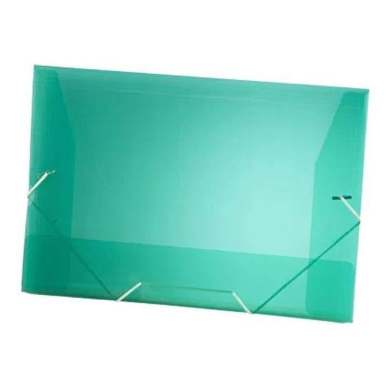 Pasta com Aba Elástico Ofício Sem Dorso polipropileno A02 Plascony