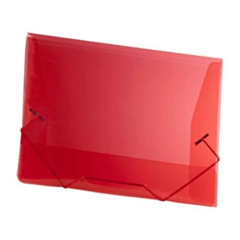 Pasta com Aba Elástico Ofício Sem Dorso polipropileno A02 Plascony