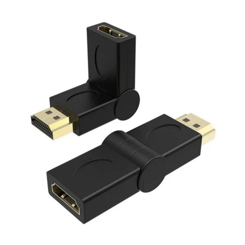 Adaptador Emenda Articulado HDMI Macho x HDMI Fêmea