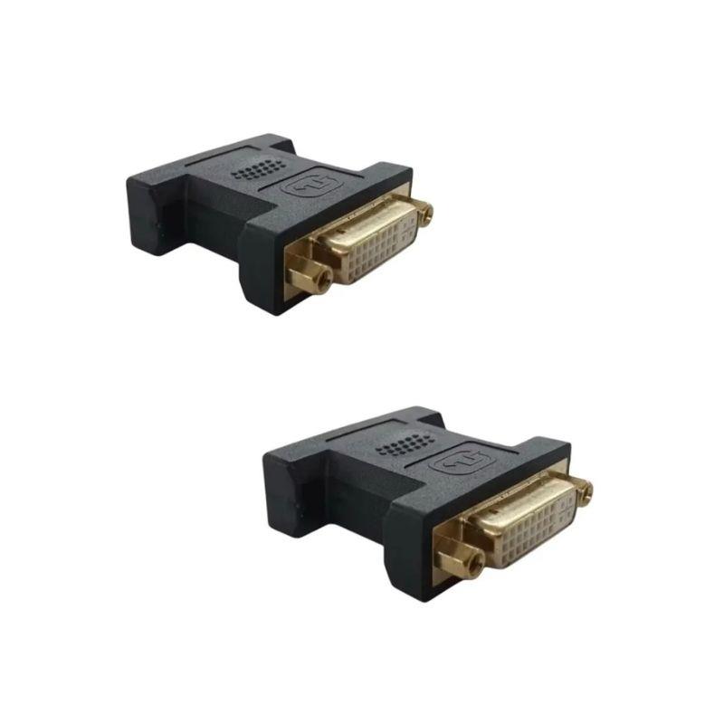 Adaptador DVI fêmea para DVI macho