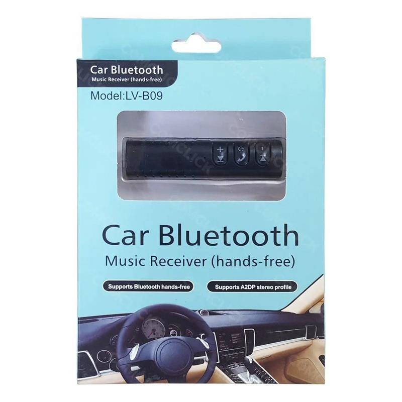 Adaptador Bluetooth Áudio para Veículos Carregador USB LV-B09 Conector P2
