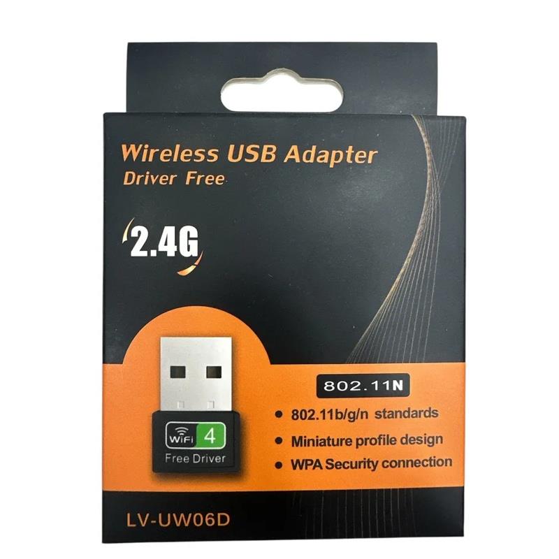Adaptador Wifi 2.4GHz 802.11N 150Mbps LV-UW06D PIX-LINK Conector USB