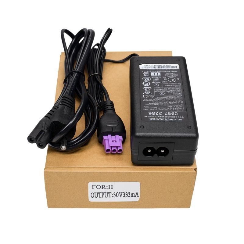 Fonte Carregador Impressora HP 30V 333MA Conector Roxo