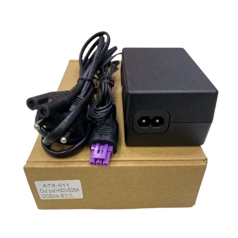 Fonte Carregador Impressora HP 32V 625MA Conector Roxo