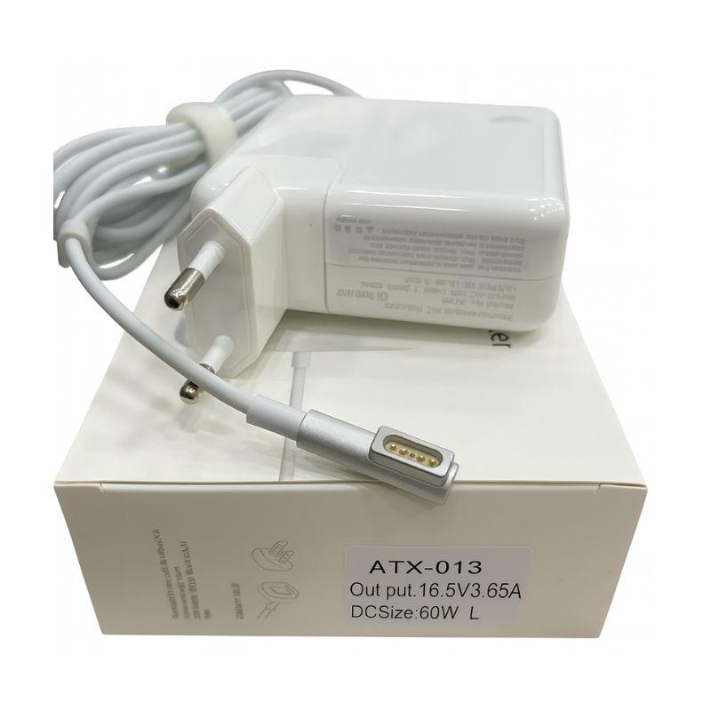 Fonte Carregador Macbook em L Apple  60W 16.5V 3.65A Conector MagSafe 1