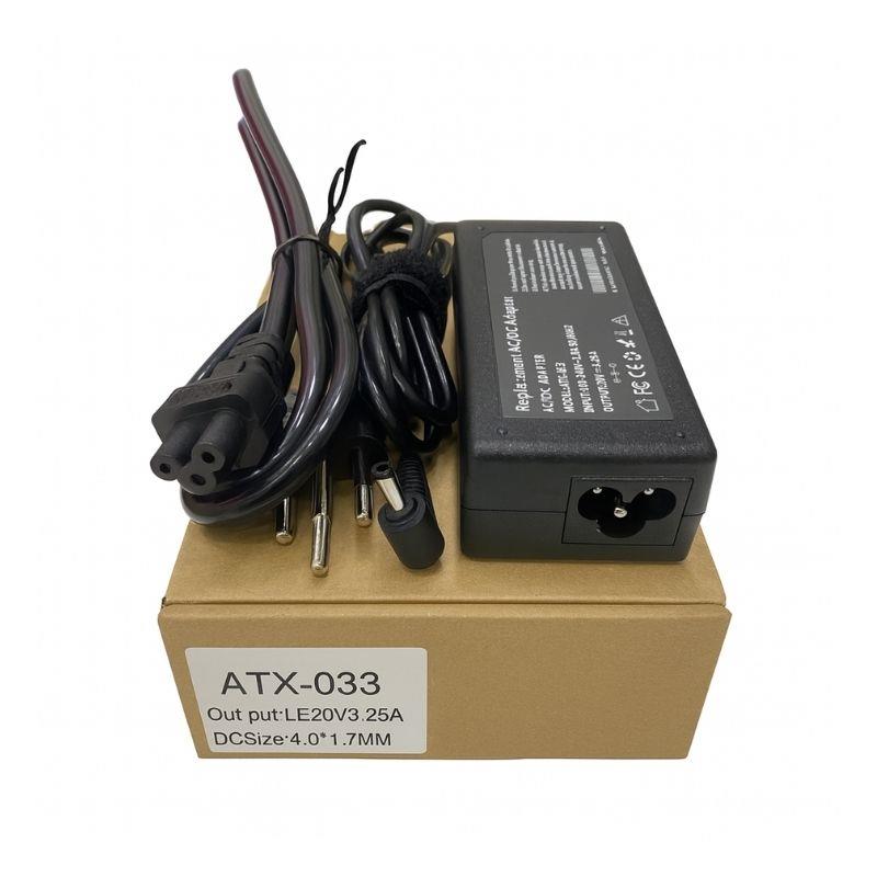 Fonte Carregador Notebook Lenovo 20V 3.25A Conector 4.0x1.7mm