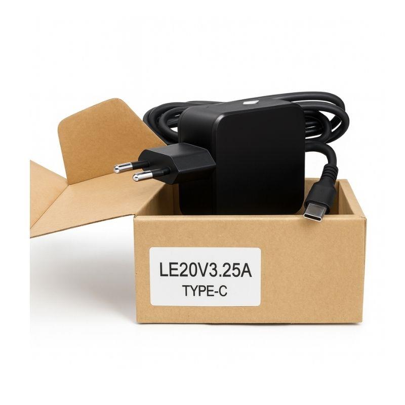 Fonte Carregador Notebook Lenovo 20V 3.25A Conector Tipo C