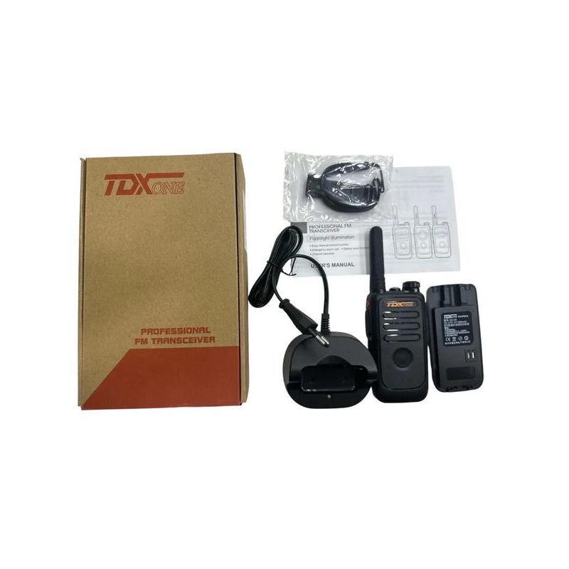 Rádio Transmissor TDX One X5 Bateria 1800mAh Frequencia UHF 400-520mhz
